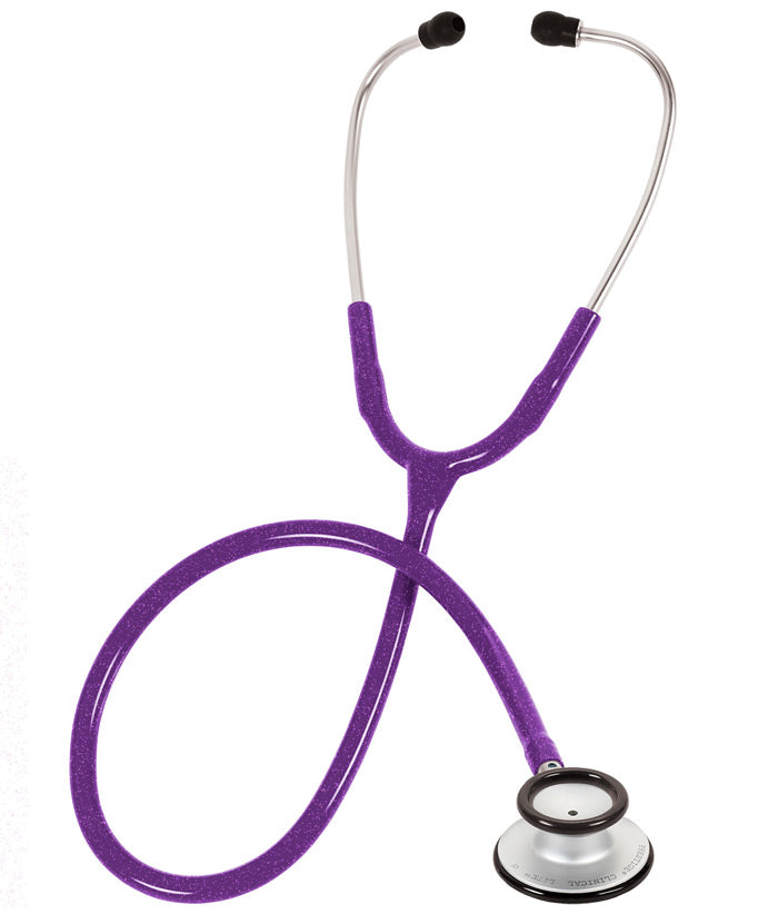 Clinical Lite™ Stethoscope Stethoscopes Prestige Purple Sparkle