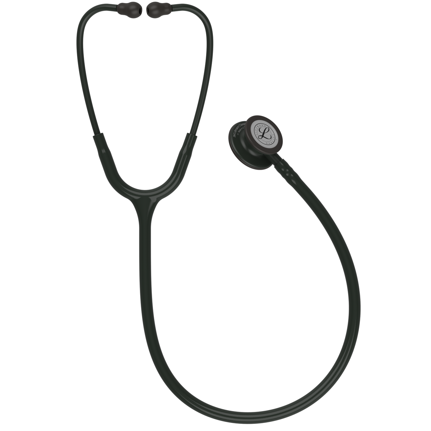 Littmann Classic III Monitoring Stethoscope: All Black 5803 - Over Engraved Stethoscopes 3M Littmann
