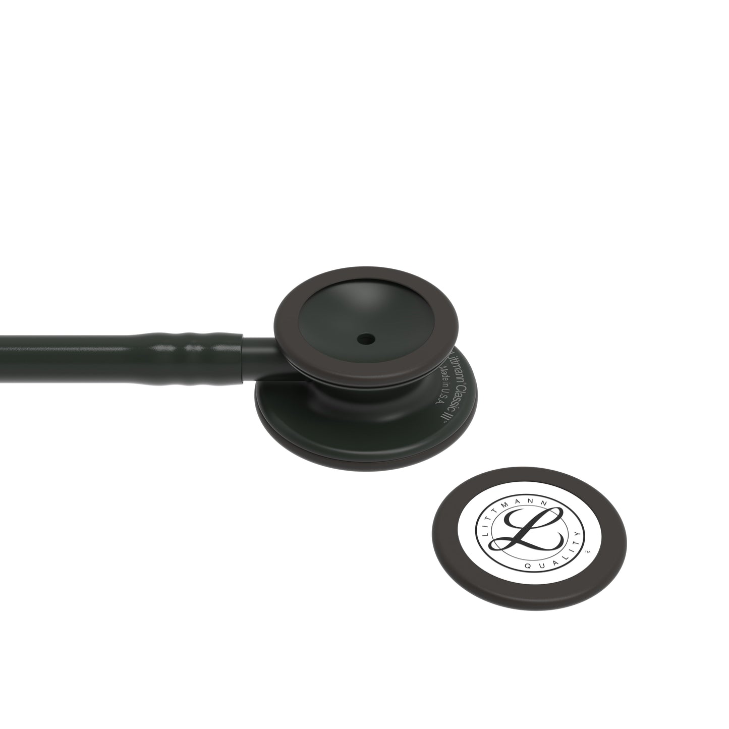 Littmann Classic III Monitoring Stethoscope: All Black 5803 - Over Engraved Stethoscopes 3M Littmann
