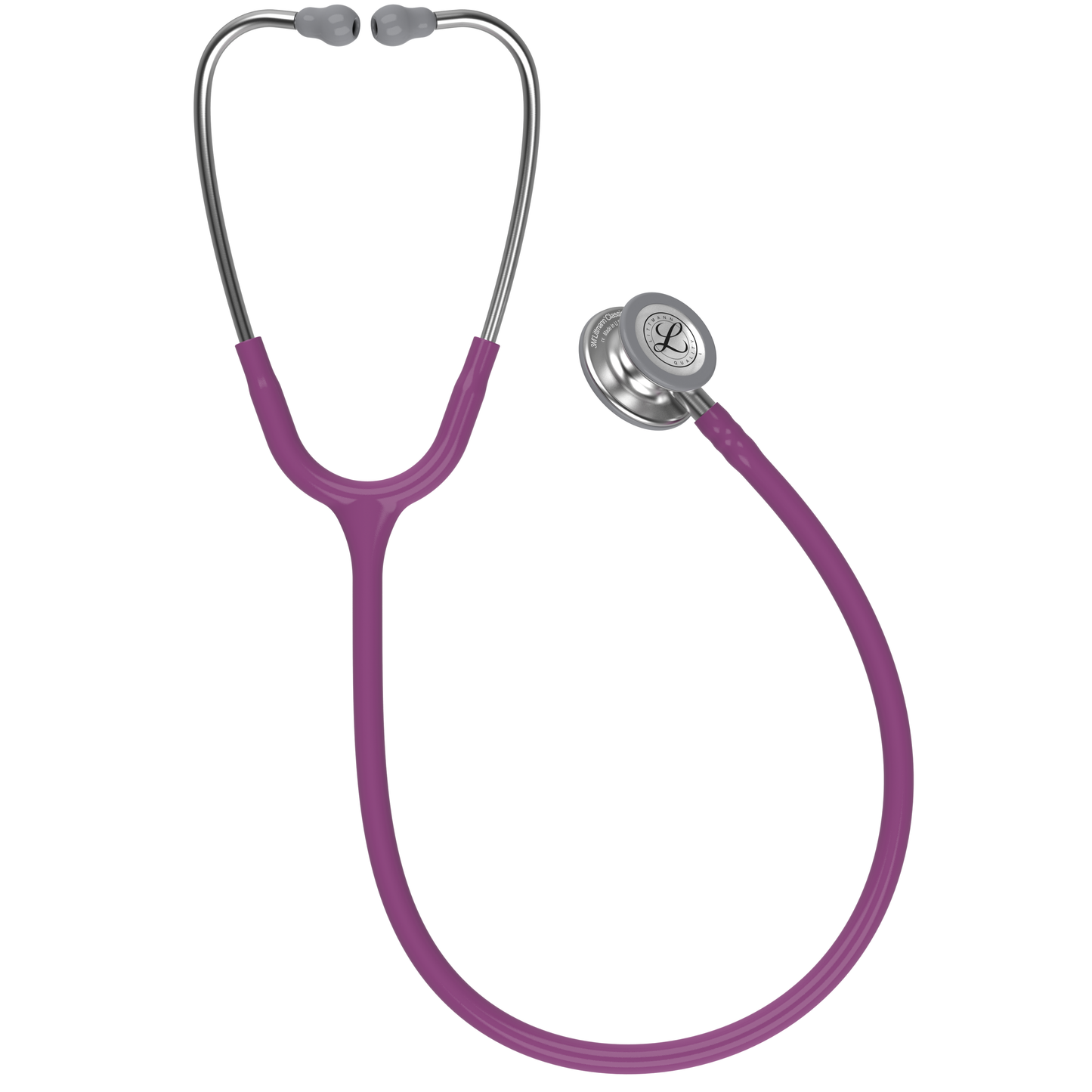 Littmann Classic III Monitoring Stethoscope: Plum 5831 - Over Engraved Stethoscopes 3M Littmann