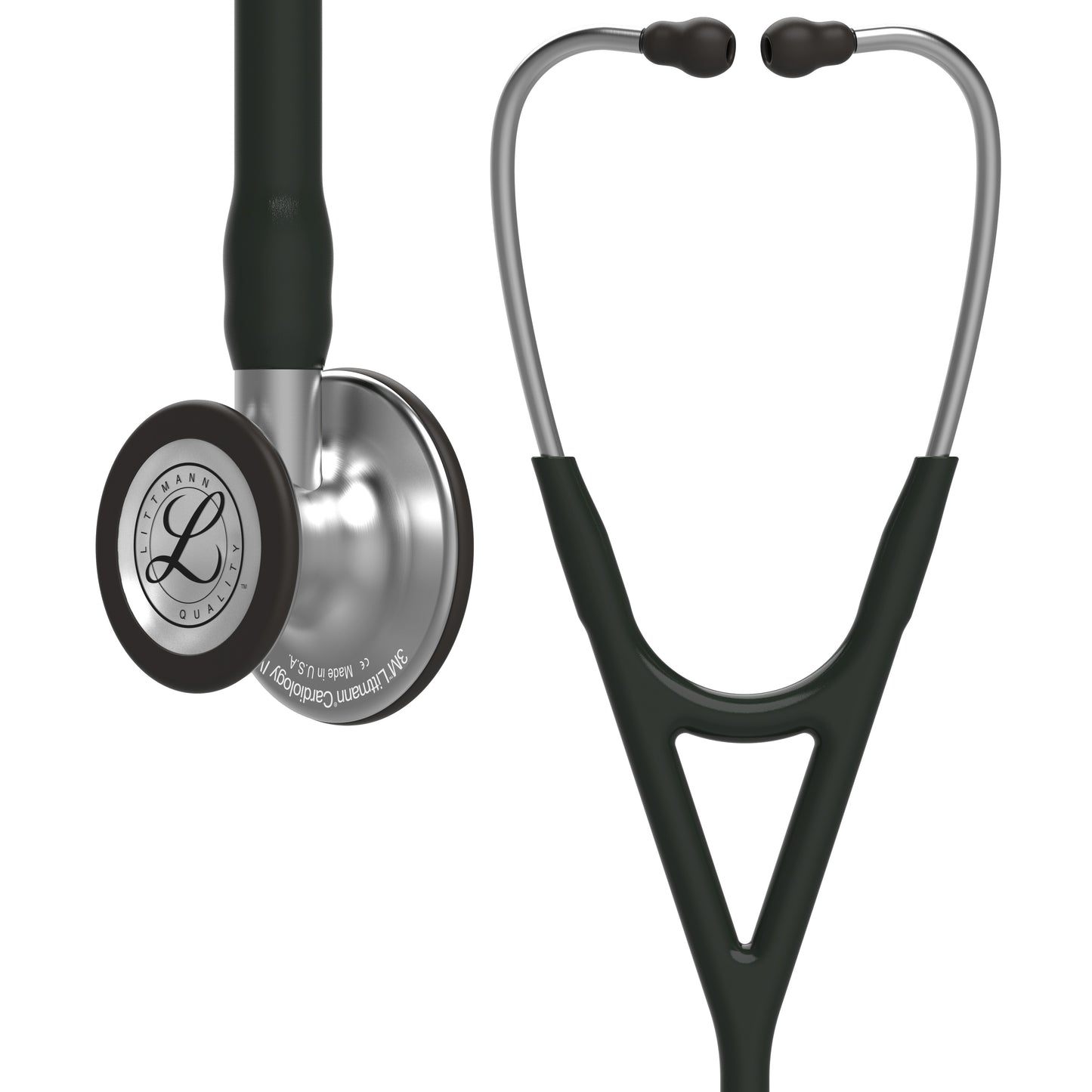 Littmann Cardiology IV Diagnostic Stethoscope 22": Black 6151 Over Engraved Stethoscopes 3M Littmann
