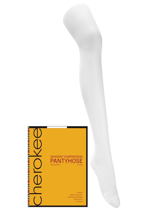 White Support Pantyhose - Pack of 6
