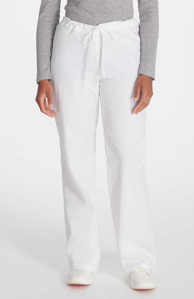 Cherokee Women's Workwear Flare Leg Drawstring Scrub Pant - Petite