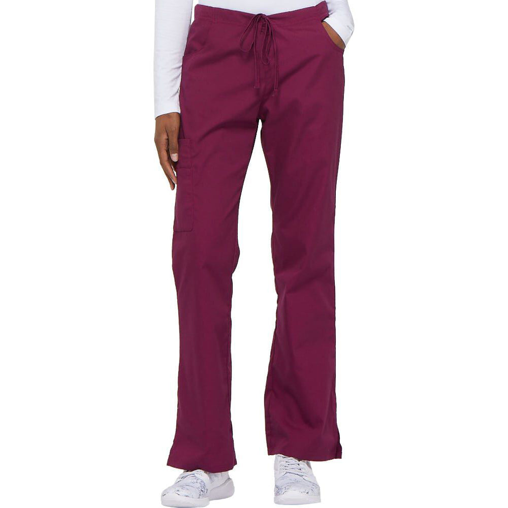 Cherokee Women's Workwear Flare Leg Drawstring Scrub Pant - Tall