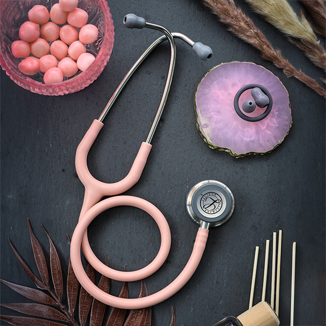 Littmann Classic III Monitoring Stethoscope: Champagne Rose Satin 5910C Stethoscopes 3M Littmann