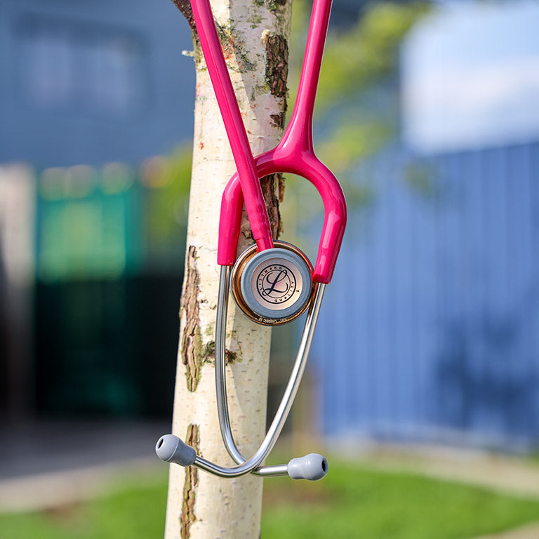 Littmann Classic III Monitoring Stethoscope: High Polished Copper & Raspberry - Pink Stem Limited Edition 5647 Stethoscopes 3M Littmann