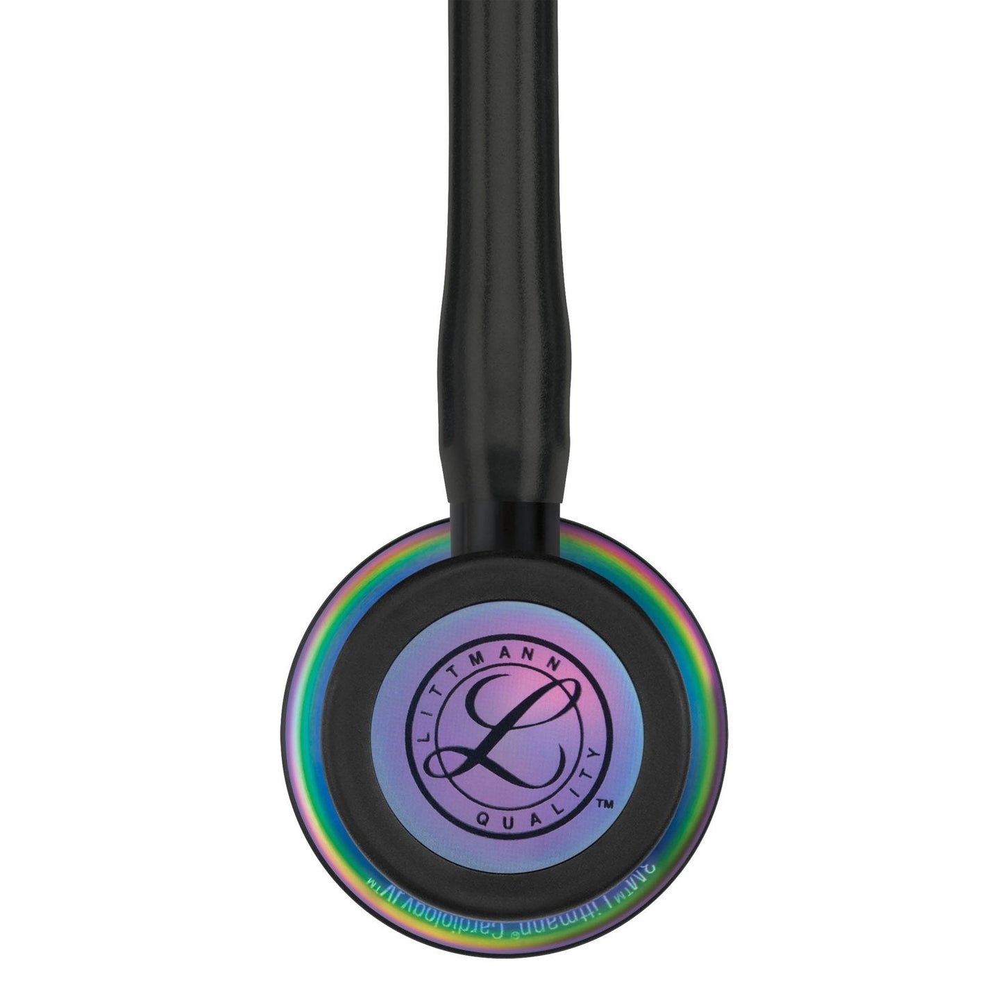 Littmann Cardiology IV Diagnostic Stethoscope: Black & Rainbow 6165 - ANCC NTI Stock Littmann Stethoscopes