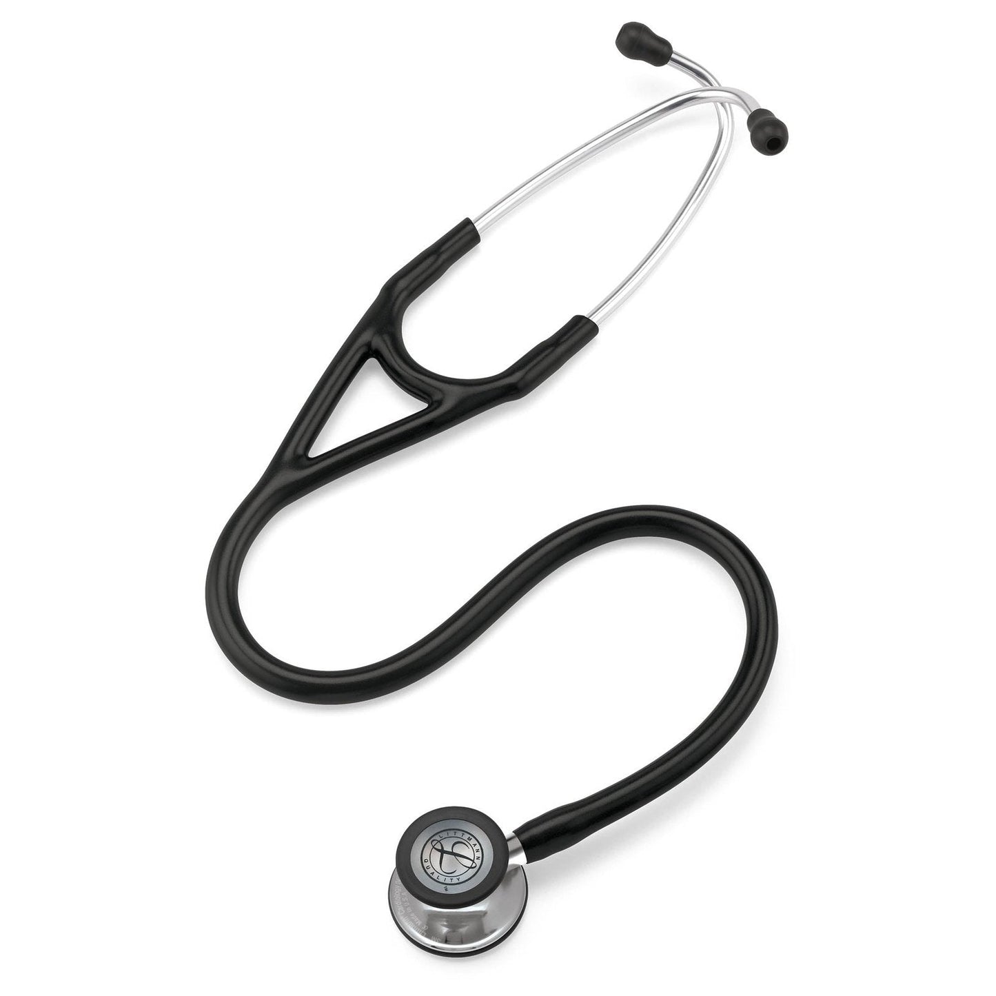 Littmann Cardiology IV Diagnostic Stethoscope: Black & Mirror-Finish 6177 - Over Engraved Stethoscopes 3M Littmann   