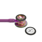 Littmann Cardiology IV Diagnostic Stethoscope: Rainbow & Plum - Violet Stem 6205- Over Engraved Stethoscopes 3M Littmann   