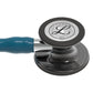 Littmann Cardiology IV Diagnostic Stethoscope: Smoke & Caribbean Blue - Mirror Stem 6234 - Over Engraved Stethoscopes 3M Littmann   