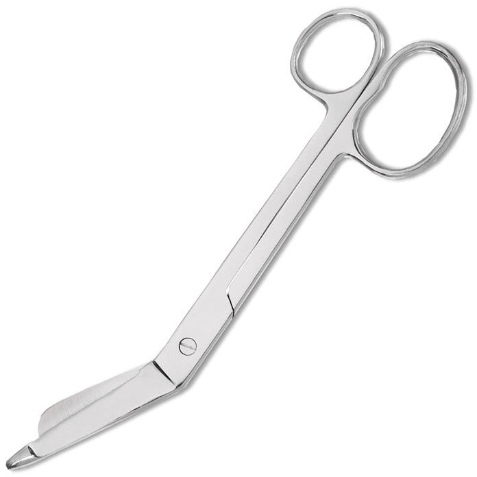 7.25" Bandage Scissor with One Large Ring (Serrated Blades) Prestige