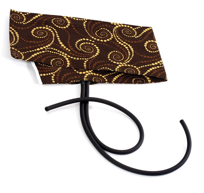 Prestige Nylon Cuff and Bladder Prestige Chocolate Golden Swirls Adult