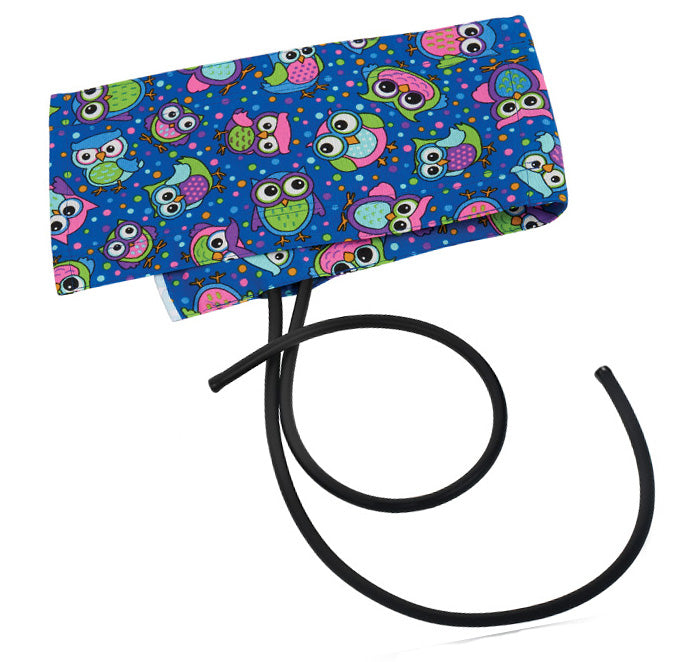 Prestige Nylon Cuff and Bladder Prestige Party Owls Royal Blue Adult