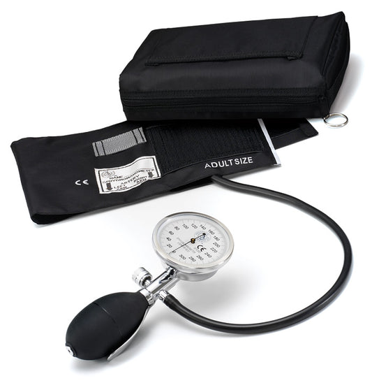 Single-Hand One Tube Aneroid Sphygmomanometer Prestige Black