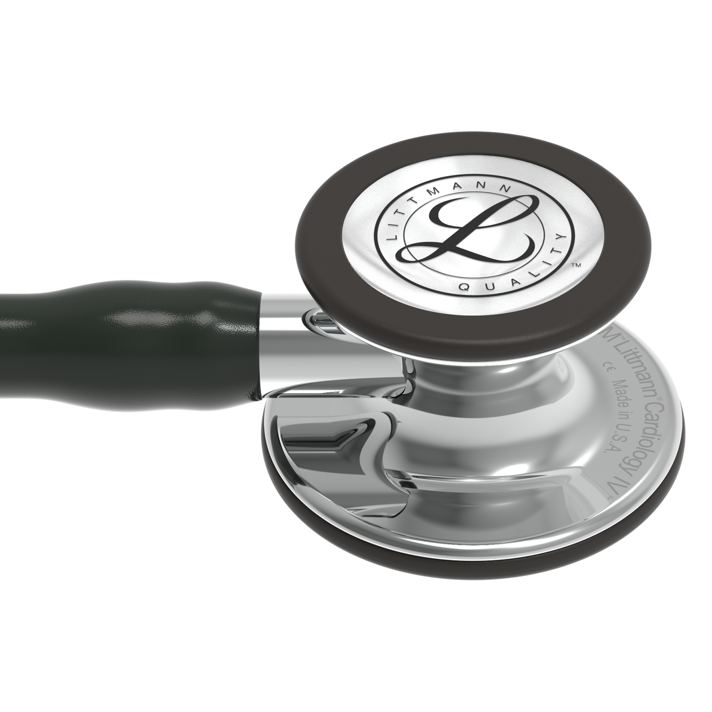 Littmann Cardiology IV Diagnostic Stethoscope: Black & Mirror-Finish 6177 - Over Engraved Stethoscopes 3M Littmann   