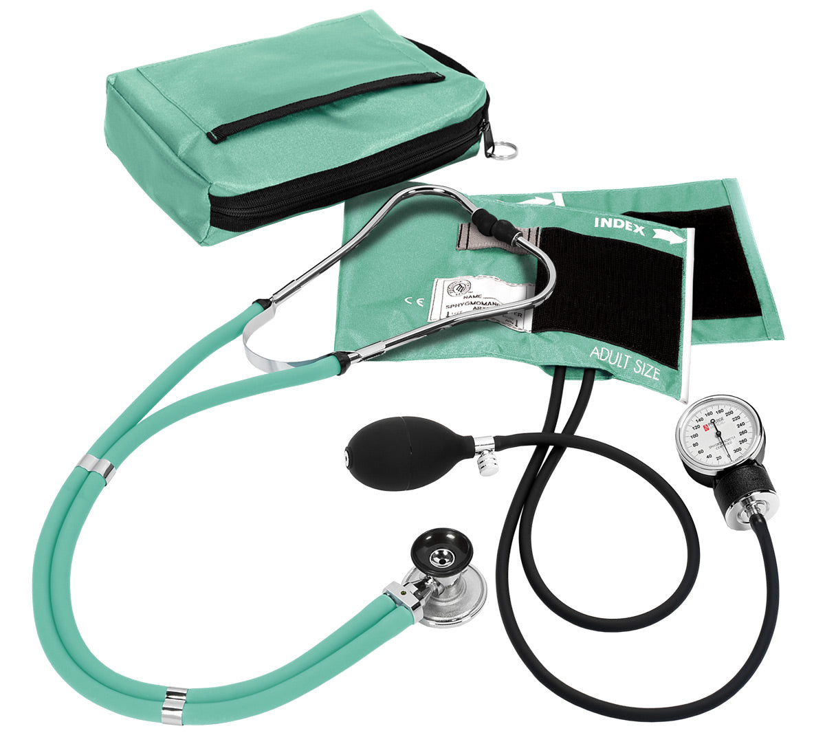 Aneroid Sphygmomanometer / Sprague-Rappaport Kit Stethoscopes Prestige Aqua