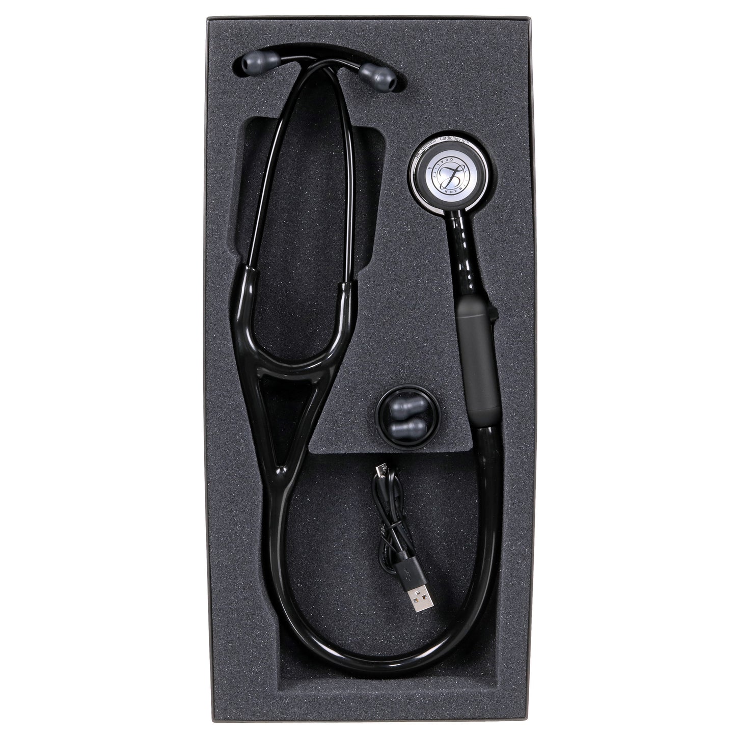 Littmann CORE Digital Stethoscope - 8890  Mirror Chestpiece & Black Stethoscopes 3M Littmann   