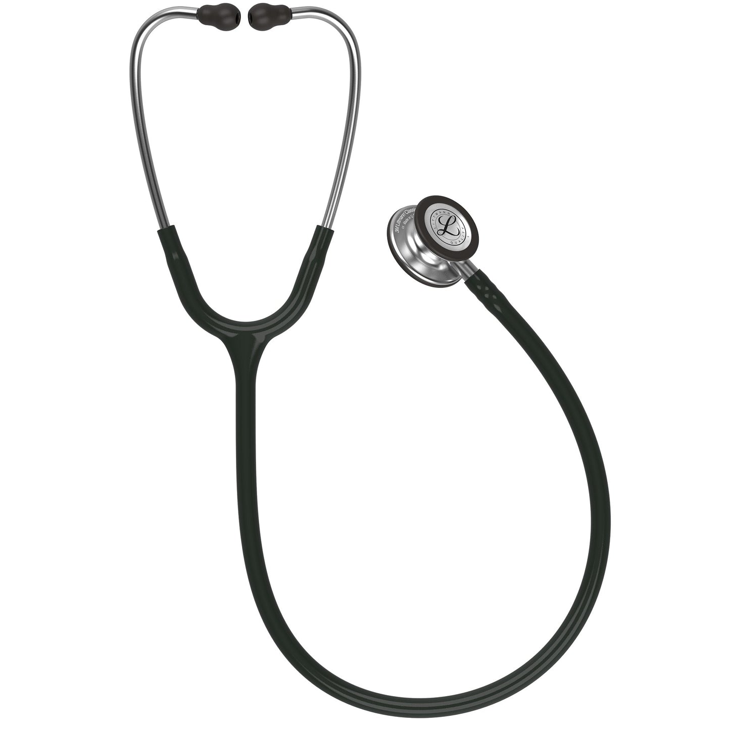 Littmann Classic III Monitoring Stethoscope: Black 5620 - Over Engraved Stethoscopes 3M Littmann