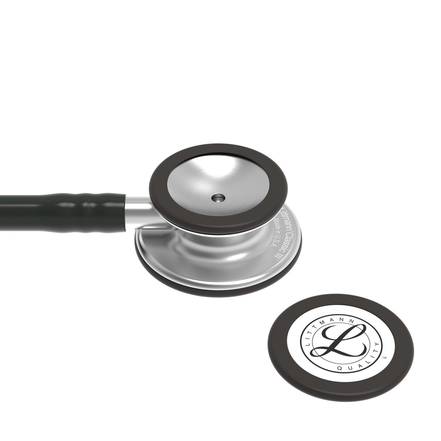 Littmann Classic III Monitoring Stethoscope: Black 5620 - Over Engraved Stethoscopes 3M Littmann