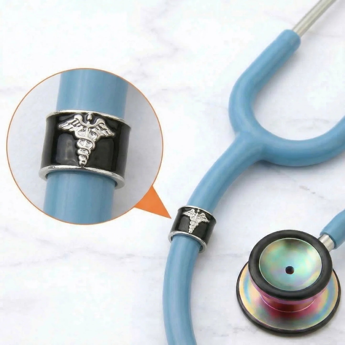CharMED Crystal Stethoscope Charms Caduceus Migration_Accessories CharMED