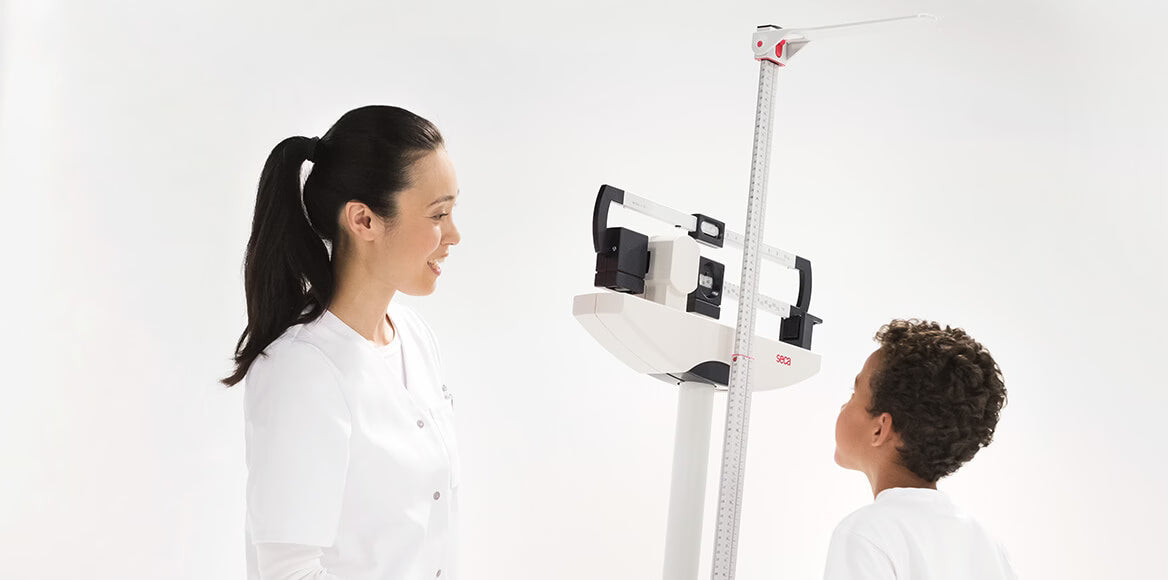 Telescopic measuring rod for seca column scales, in/cm. SECA Medisave USA