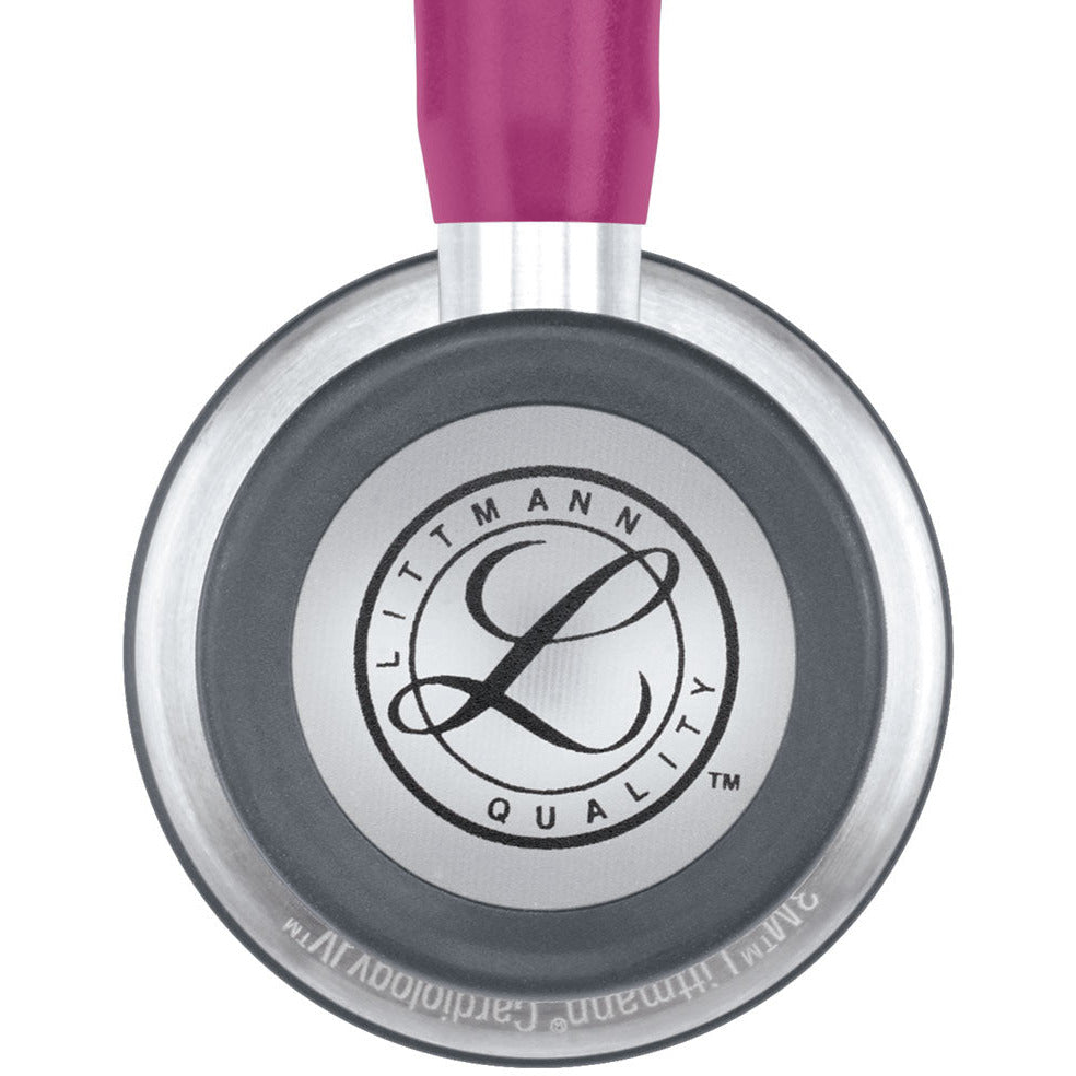 Littmann Cardiology IV Diagnostic Stethoscope: Raspberry 6158 - Over Engraved Stethoscopes 3M Littmann