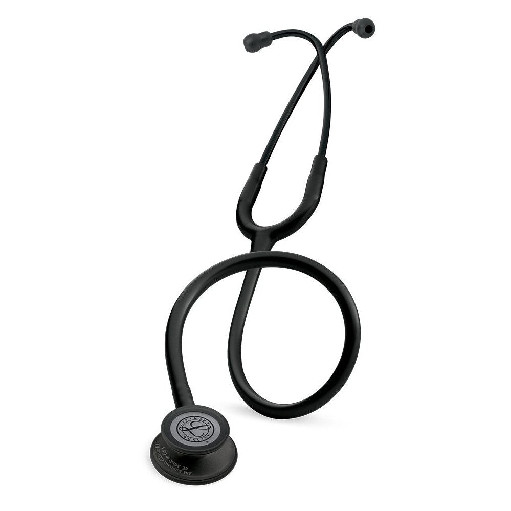 Littmann Classic III Monitoring Stethoscope: All Black 5803 - Over Engraved Stethoscopes 3M Littmann