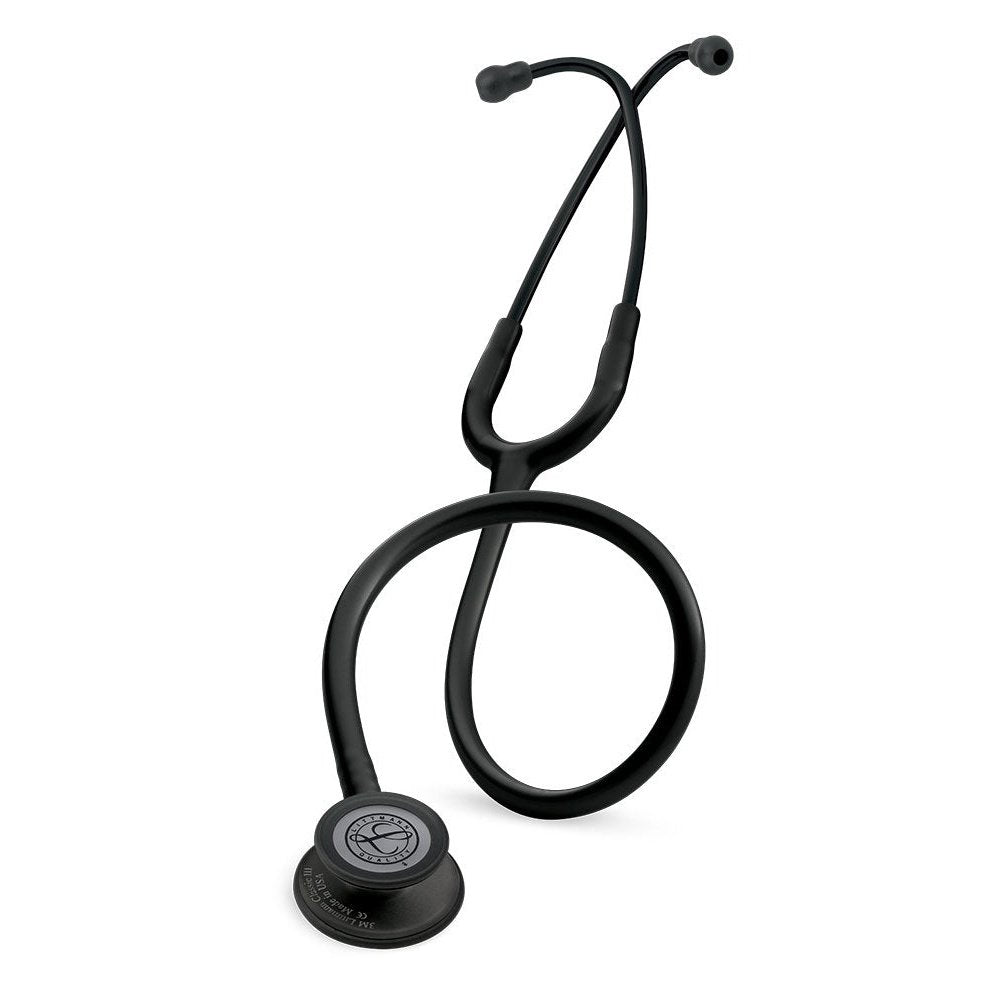 Littmann Classic III Monitoring Stethoscope: All Black 5803 - Over Engraved Stethoscopes 3M Littmann   