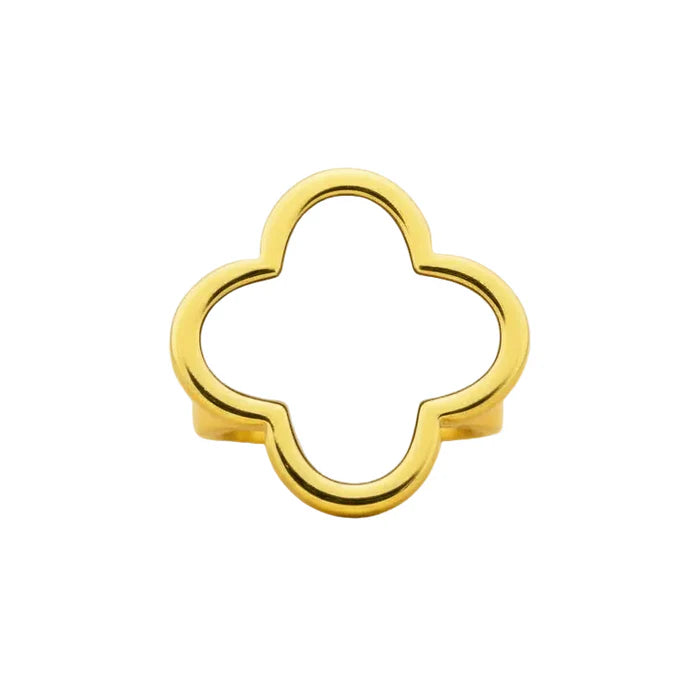 Pearl White 3D Clover Stethoscope Charm CharMED