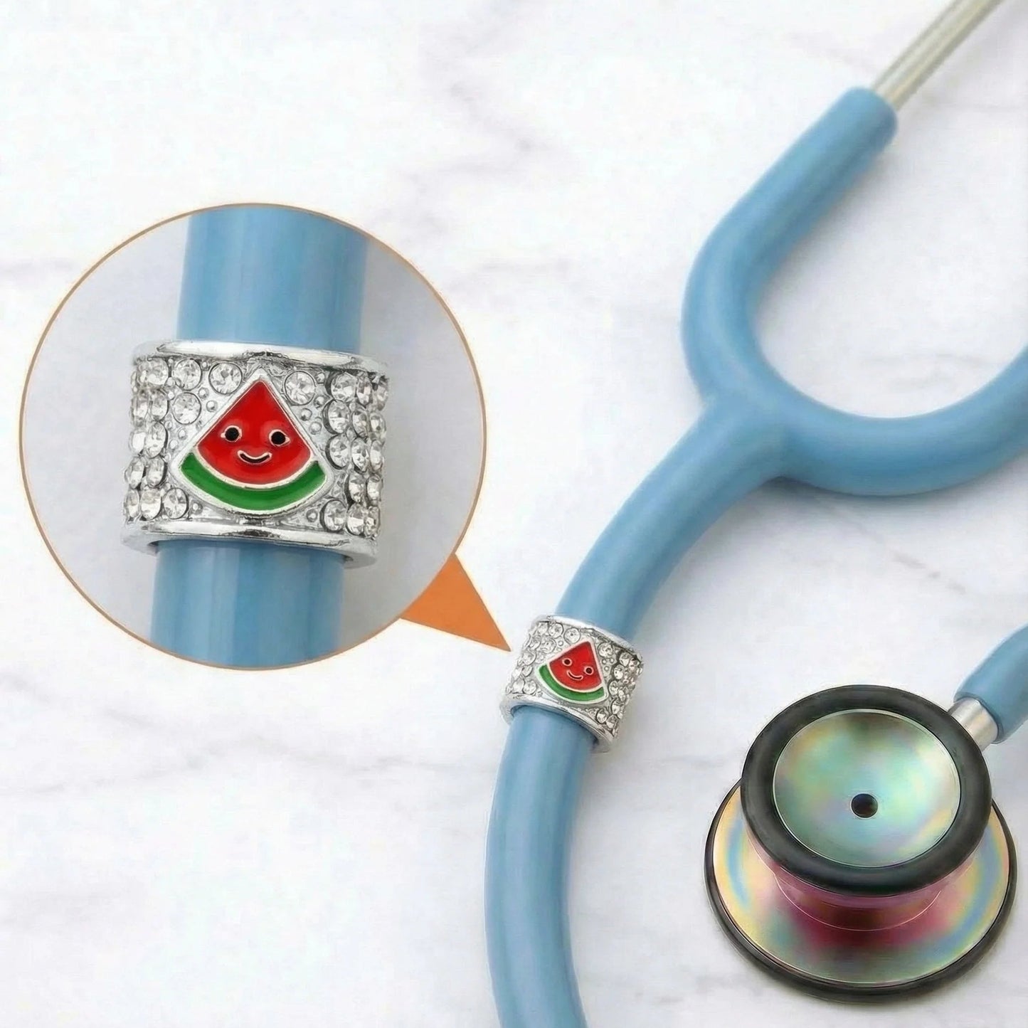 Juicy Watermelon Stethoscope Charm CharMED