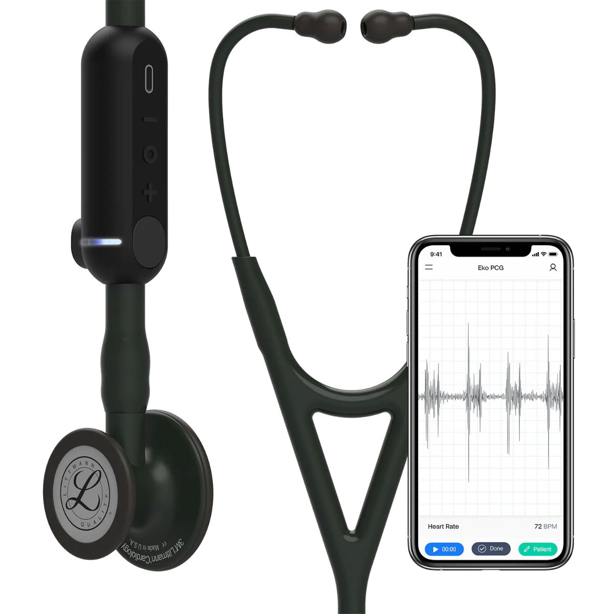 3M™ Littmann® CORE Digital Stethoscope - Black 8480 Stethoscopes 3M Littmann