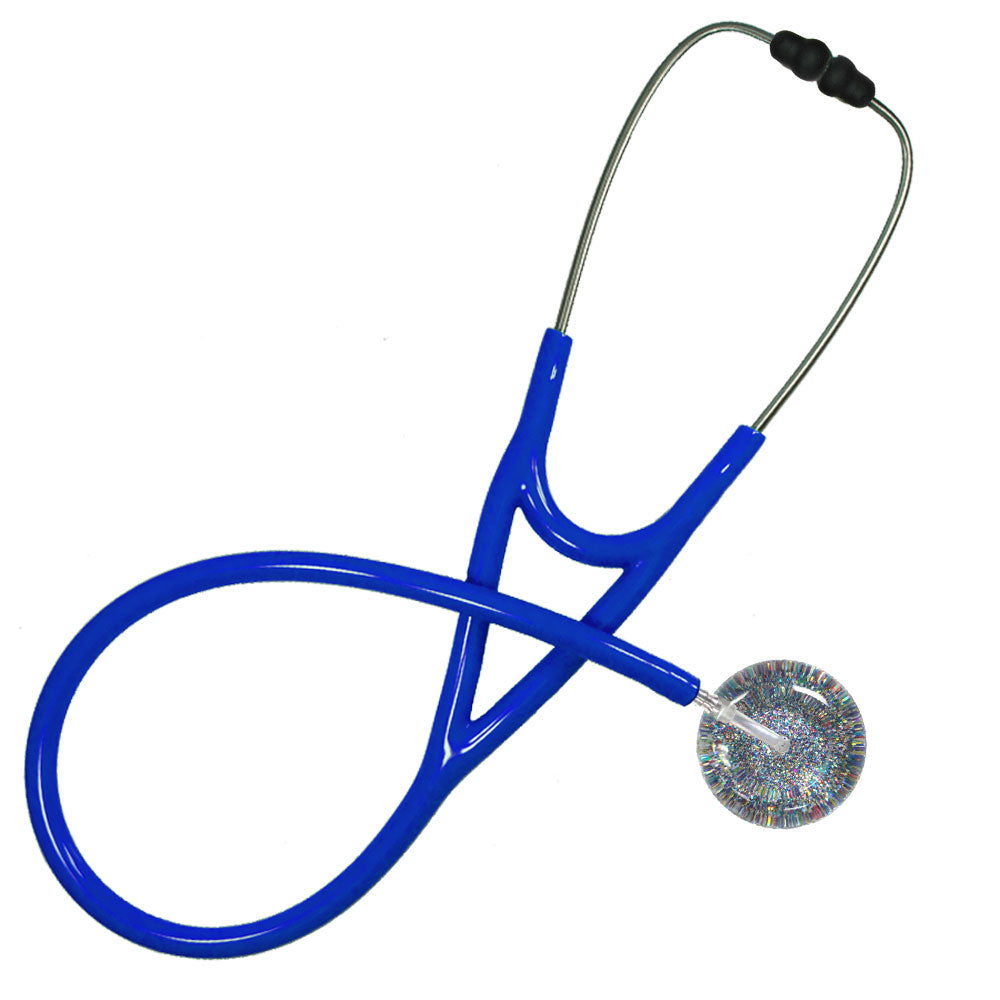 Ultrascope Adult Single Stethoscope - Multi-Glitter Stethoscopes Ultrascope Royal  