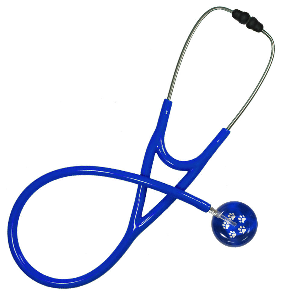 Ultracope Adult Single Stethoscope - Paw Prints Stethoscopes Ultrascope Royal  