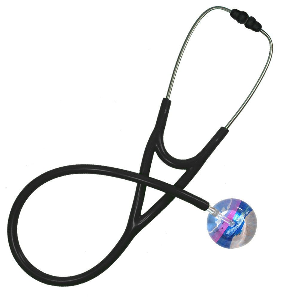 Ultrascope Adult Single Stethoscope - Beach Stethoscopes Ultrascope Black  