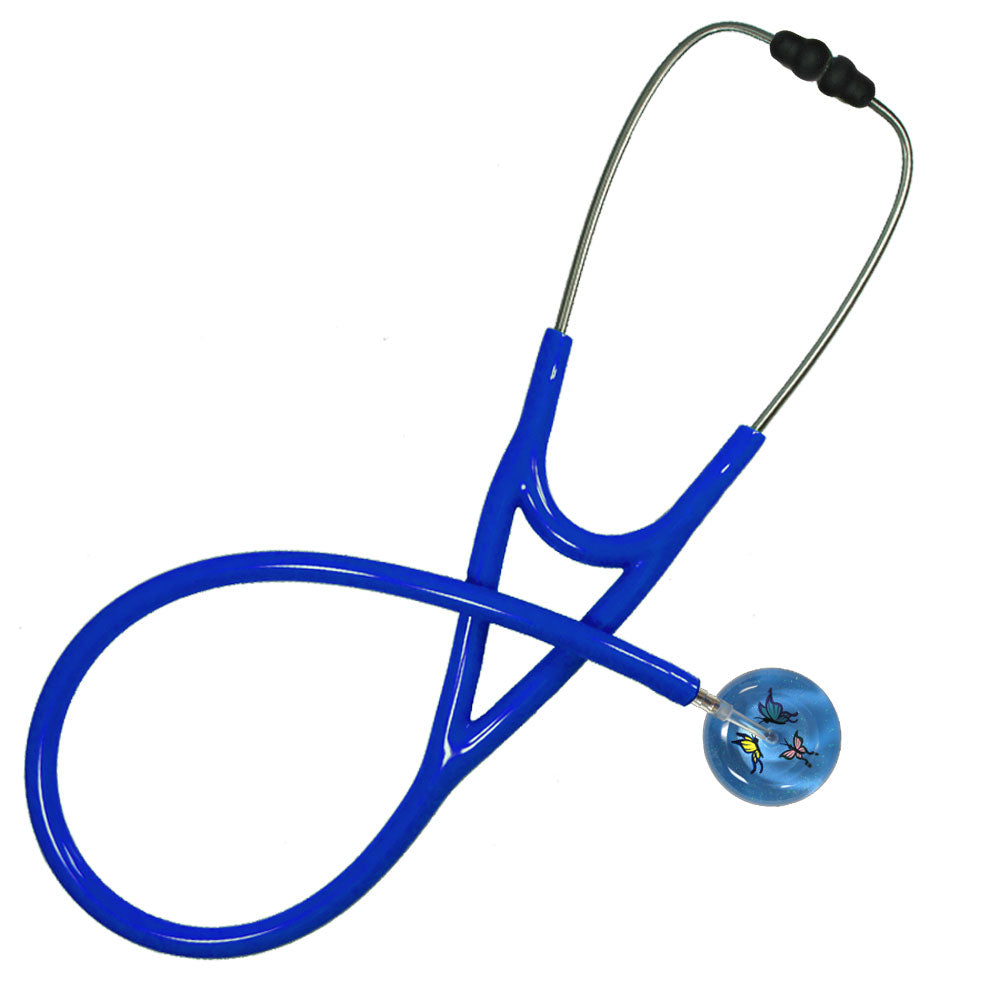 Ultrascope Adult Single Stethoscope - Butterflies Stethoscopes Ultrascope Royal  