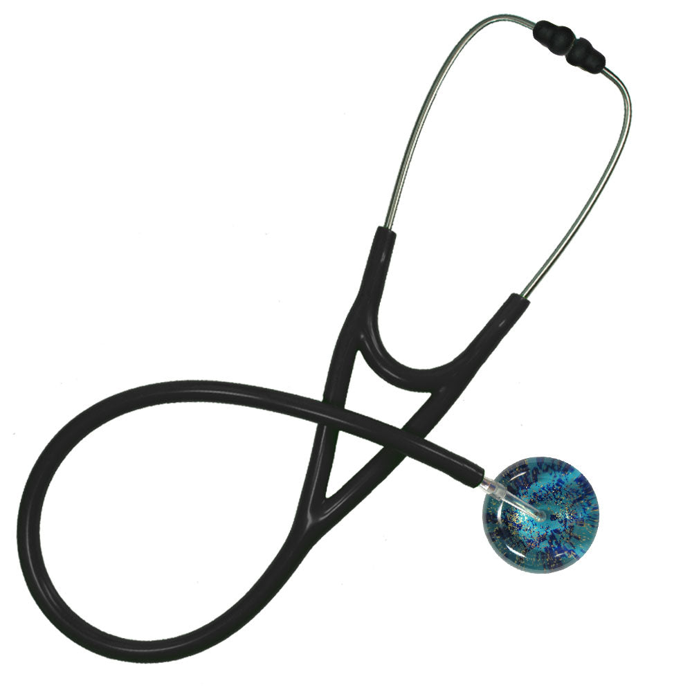 Ultrascope Adult Single Stethoscope - Sapphire Galaxy Stethoscopes Ultrascope Black  