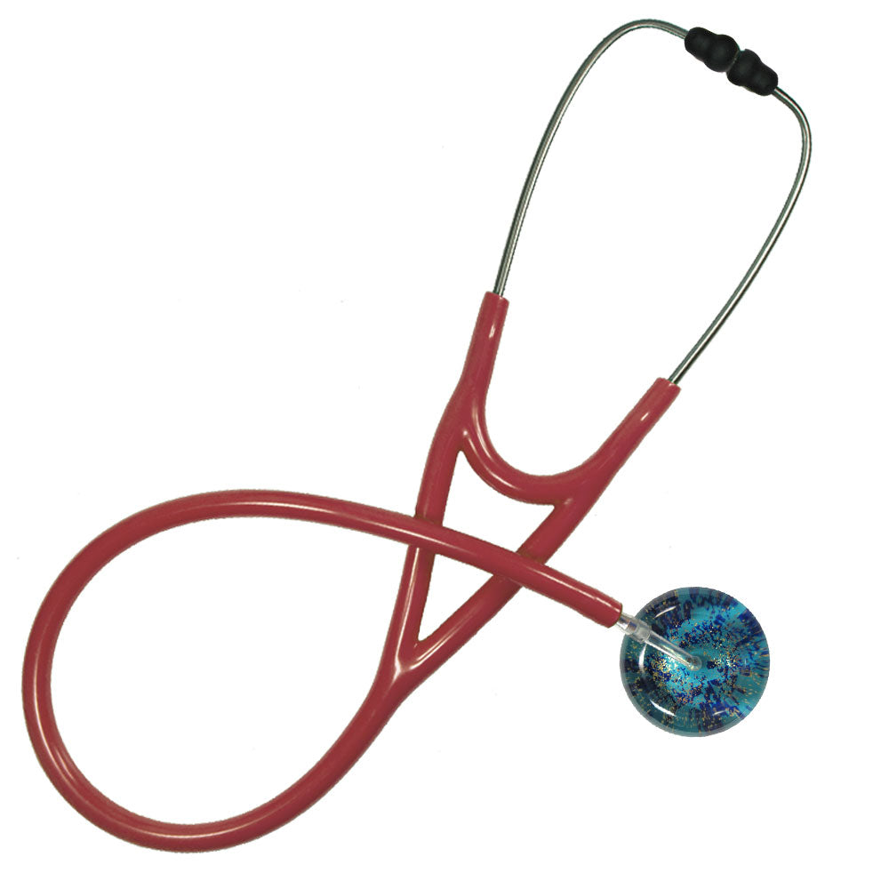 Ultrascope Adult Single Stethoscope - Sapphire Galaxy Stethoscopes Ultrascope Burgundy  