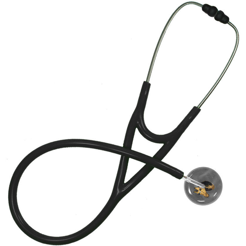 Ultrascope Adult Single Stethoscope - Horse Stethoscopes Ultrascope Black  