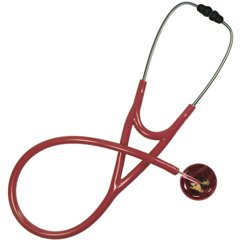 Ultrascope Adult Single Stethoscope - Horse Stethoscopes Ultrascope Burgundy  