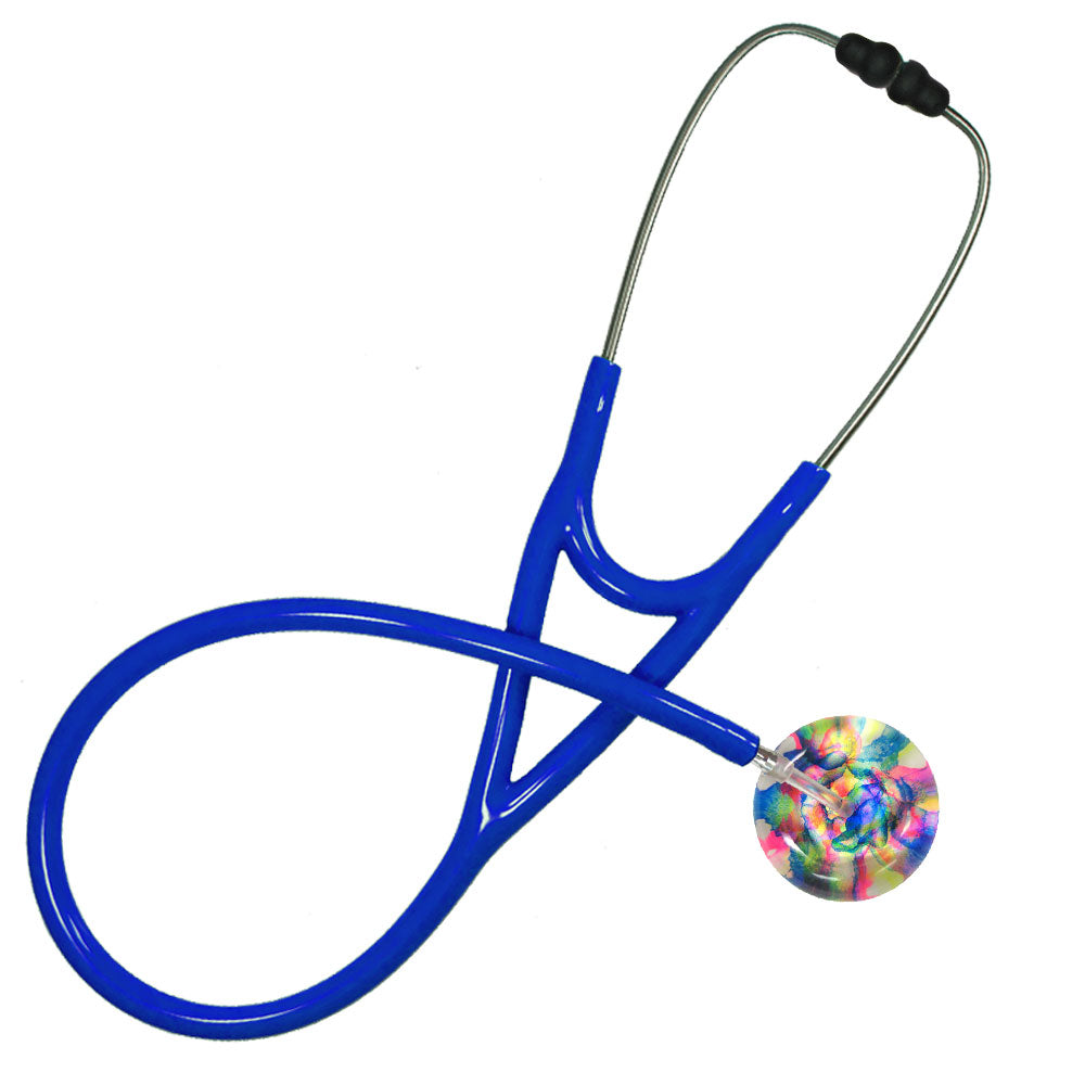 Ultrascope Adult Single Stethoscope - Tie Dye Stethoscopes Ultrascope   