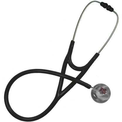 Ultrascope Pediatric Single Stethoscope - Teddy Bear Stethoscopes Ultrascope Black  