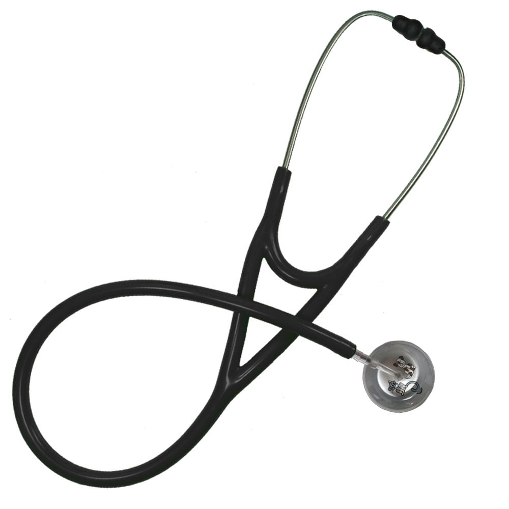 Ultrascope Pediatric Single Stethoscope - Cat & Dog Stethoscopes Ultrascope Black  