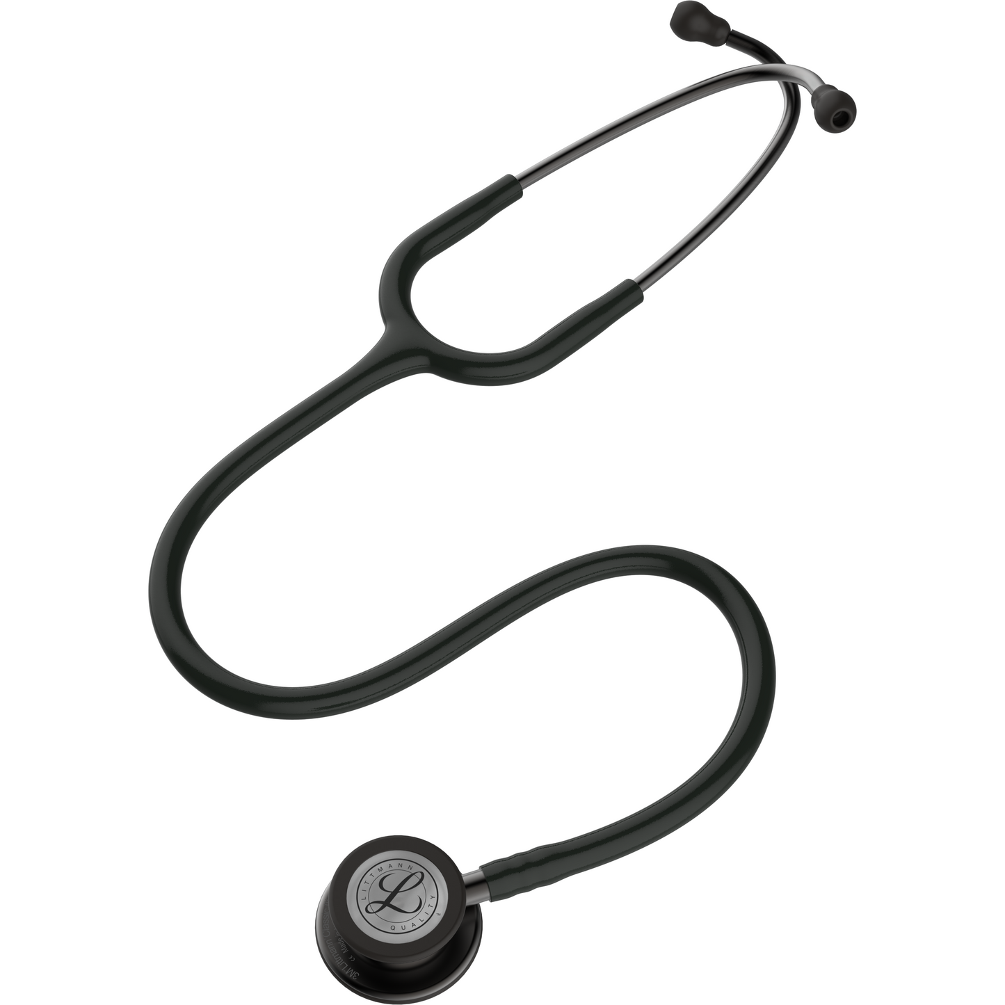 Littmann Classic III Monitoring Stethoscope: Black and Smoke 5811/B - Over Engraved Littmann Stethoscopes Littmann Stethoscopes