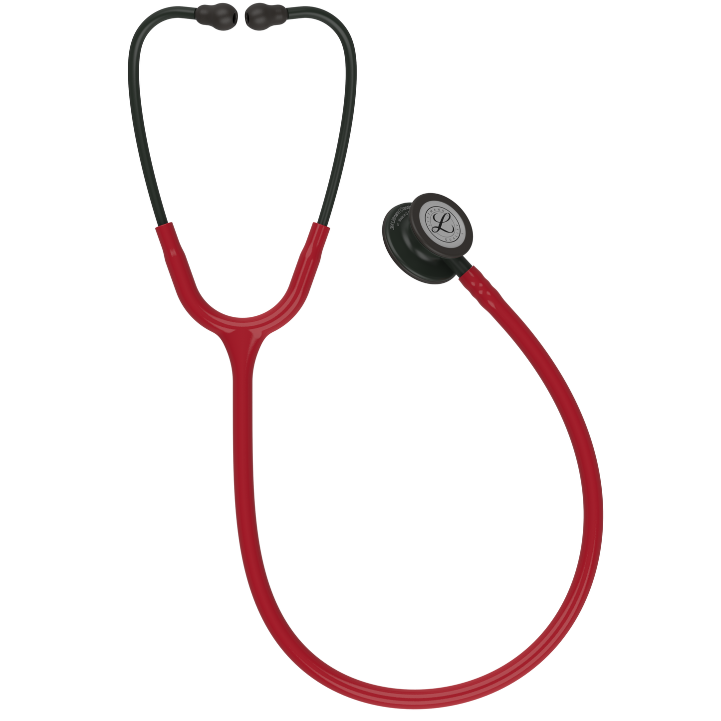 Littmann Classic III Monitoring Stethoscope: Black and Burgundy 5868 3M Littmann Stethoscopes 3M Littmann   