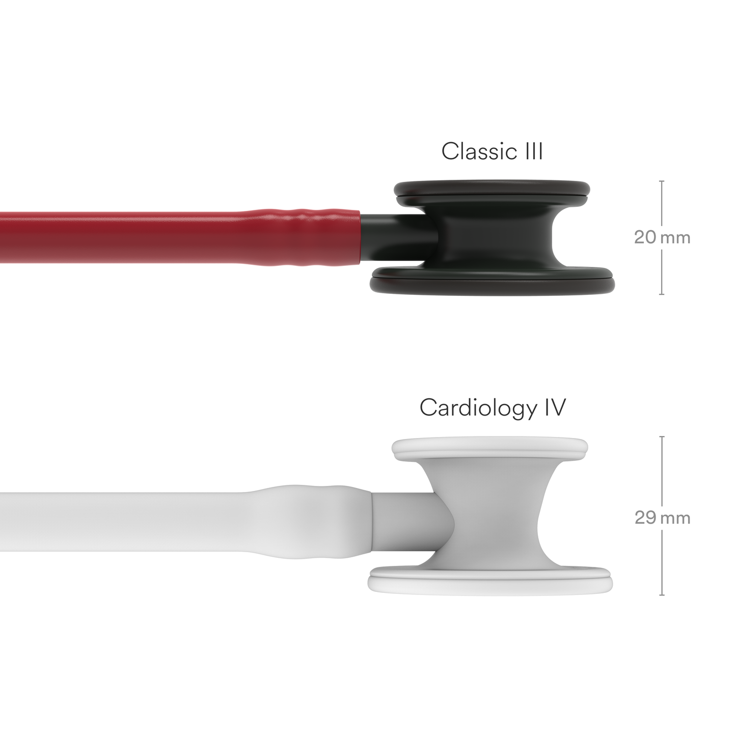 Littmann Classic III Monitoring Stethoscope: Black and Burgundy 5868 3M Littmann Stethoscopes 3M Littmann