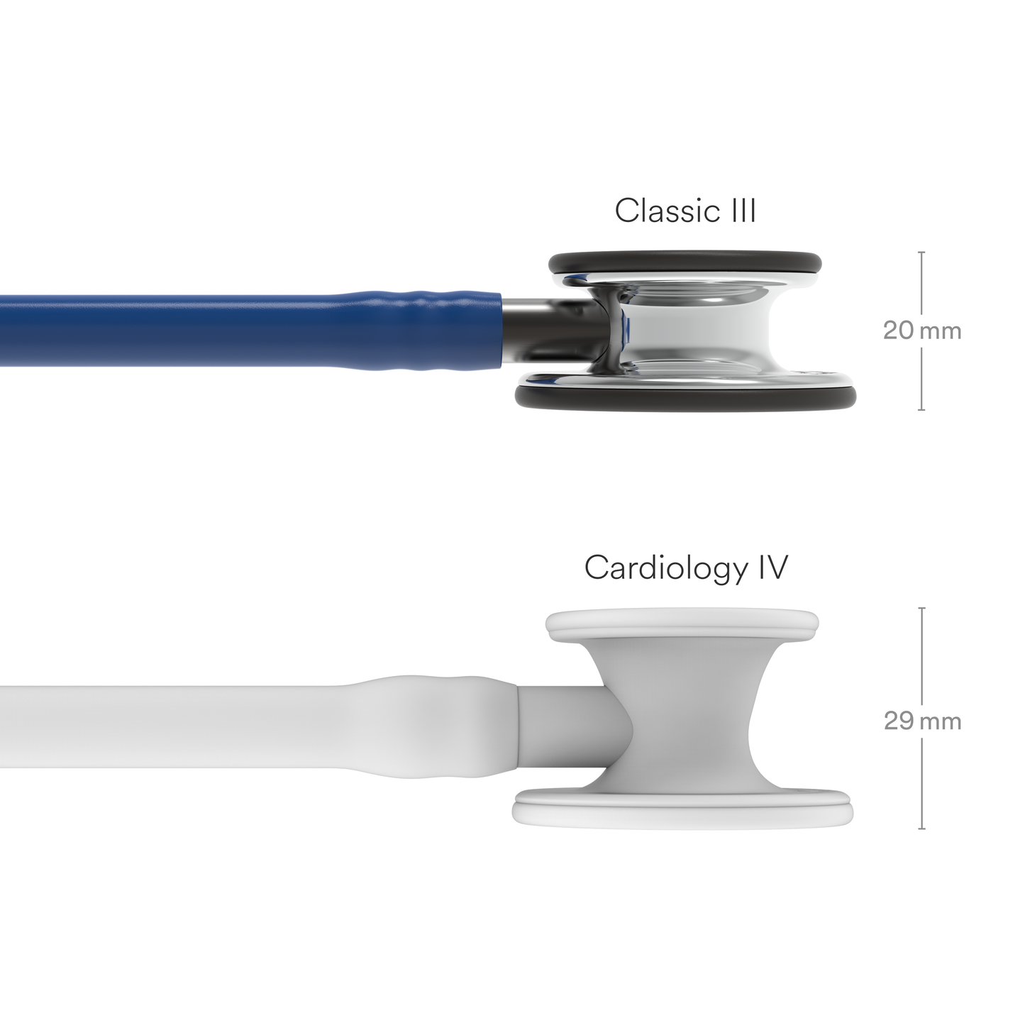 Littmann Classic III Monitoring Stethoscope: Mirror & Navy Blue 5863 Stethoscopes 3M Littmann   