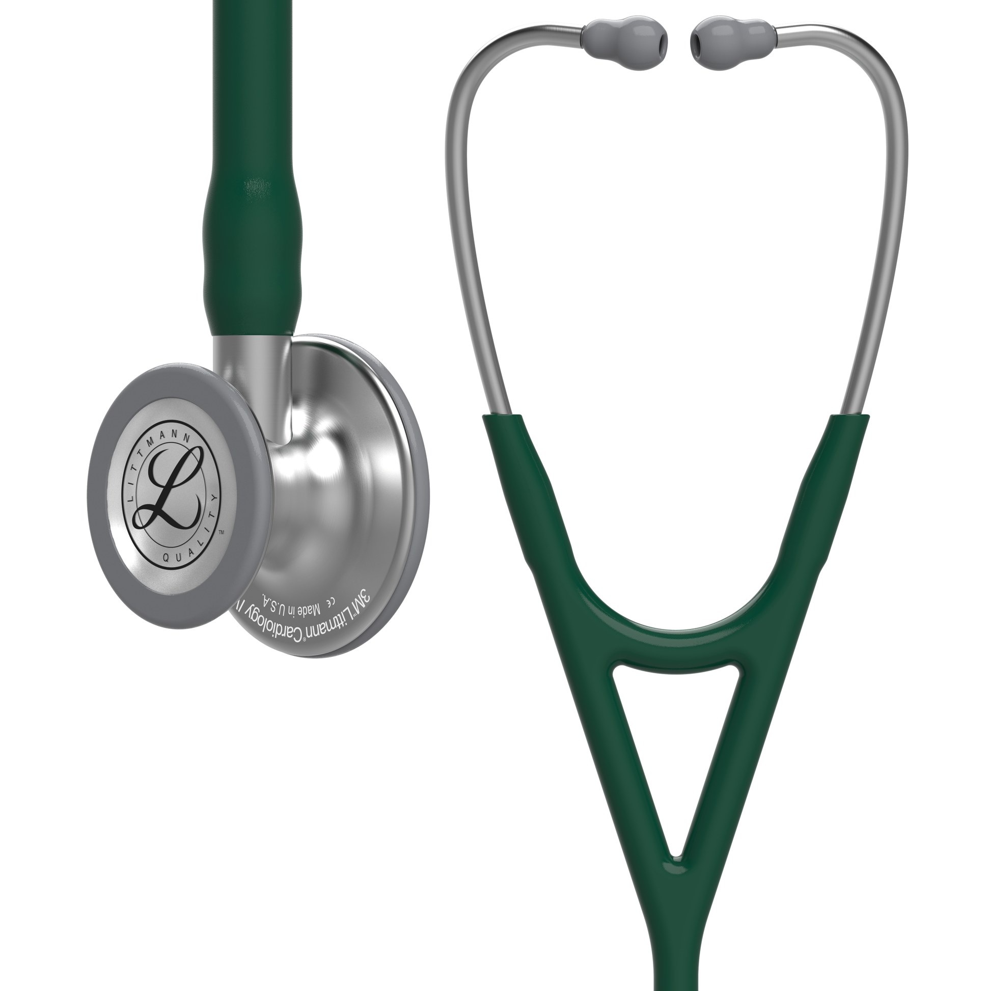 Littmann Cardiology IV Stethoscope: Hunter Green 6155 Stethoscopes 3M Littmann