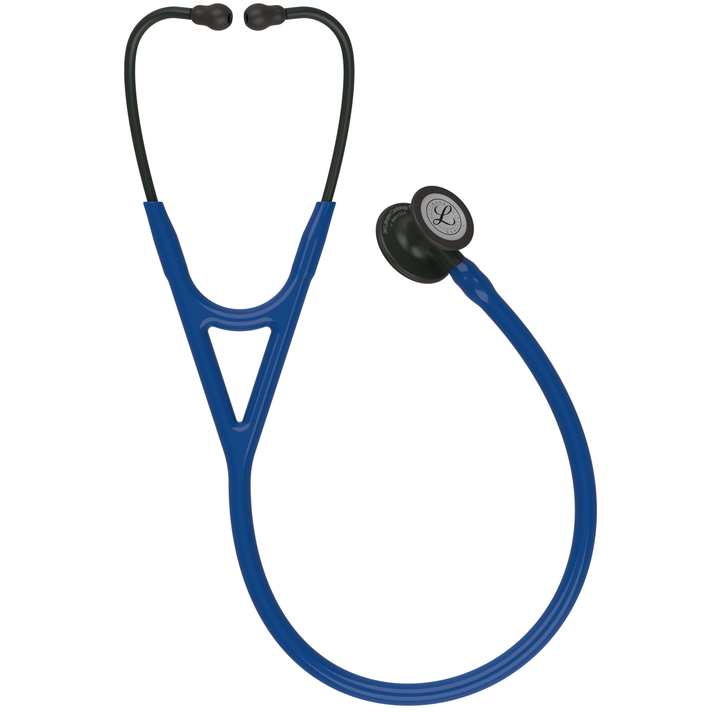 Littmann Cardiology IV Diagnostic Stethoscope: Black & Navy 6168 Stethoscopes 3M Littmann