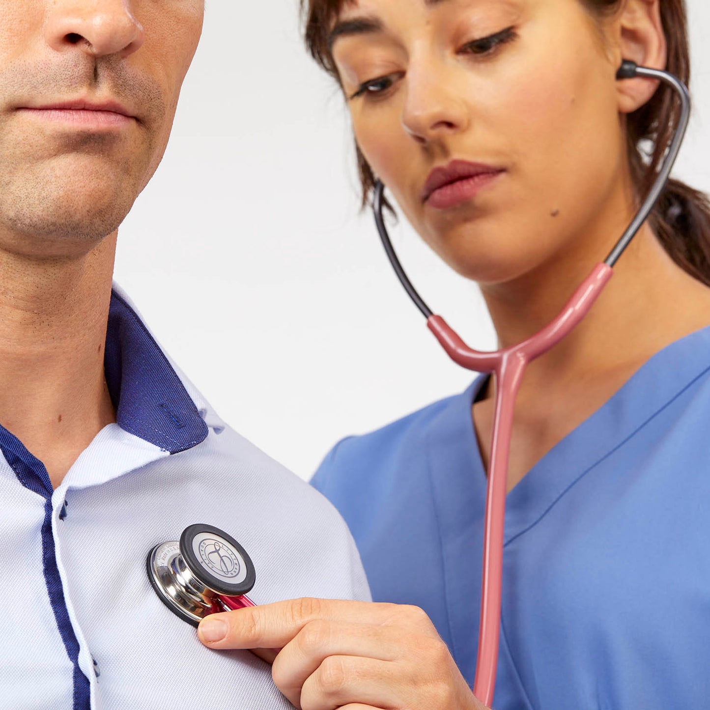 Littmann Classic III Monitoring Stethoscope: Mirror & Pearl Pink - Pink Stem 5962 Stethoscopes 3M Littmann