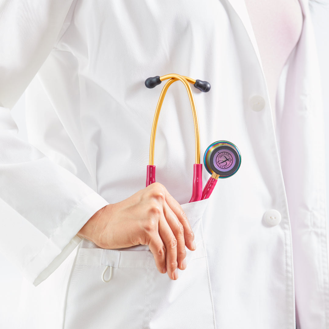 Littmann Classic III Monitoring Stethoscope: Raspberry Rainbow 5806 Stethoscopes 3M Littmann
